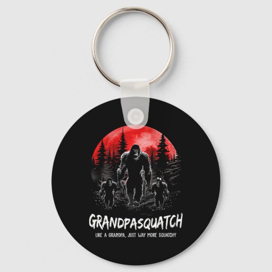 Porte-clés Squatch Comme Un Grand-Père Juste Beaucoup Plus De (Recto)