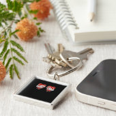 Porte-clés Squelette anti-Valentin mains coeur Goth (Côté)