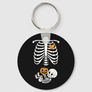 Porte-clés Squelette de bébé pour maternité Halloween