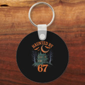 Porte-clés Squelette d'Halloween ensorcelé Numéro Six Sept En (Recto)