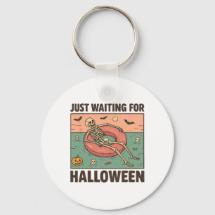 Porte-clés Squelette Été éffrayant En Attente D'Halloween
