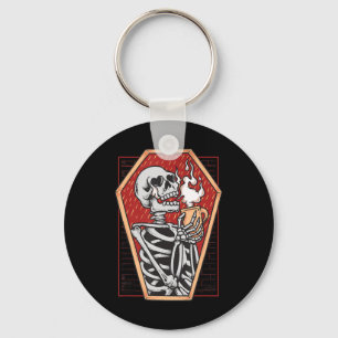Porte-clés Squelette gothique dans Coffin Mall Goth Halloween