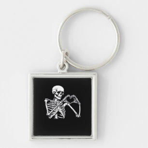 Porte-clés Squelette Mains de coeur Signer Costume d'Hallowee