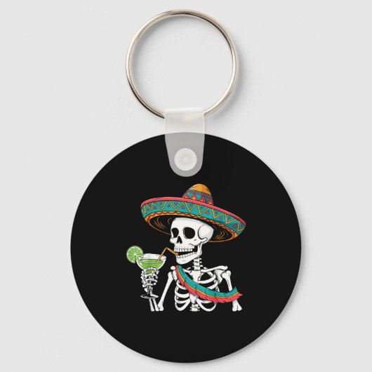 Porte-clés Squelette margarita cinq de mayo (Recto)
