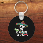 Porte-clés Squelette margarita cinq de mayo (Recto)