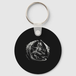 Porte-clés Squelette Mythique Dragon Respirer Imaginaire de f