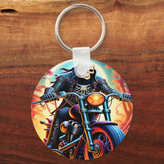 Porte-clés Squelette Traverser la grotte des feux (Verso)