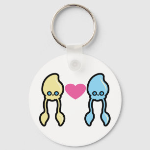 Porte-clés Squids in love