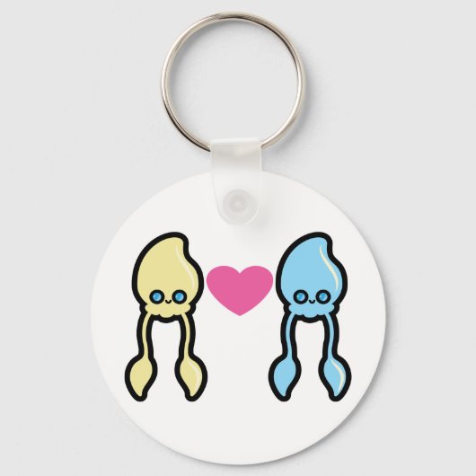 Porte-clés Squids in love (Recto)