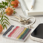 Porte-clés Squiggles modernes 2 Porte - clé (Devant Droit)