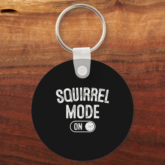 Porte-clés Squirrel Mode On Costume Funny Nut Gatherer Gift A (Recto)