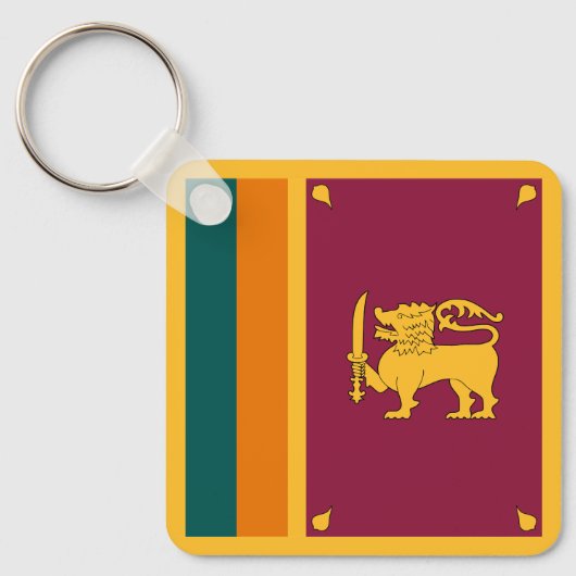 Porte-clés Sri Lanka Flag (Recto)
