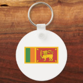 Porte-clés Sri Lanka National Flag Lion Symbol (Recto)