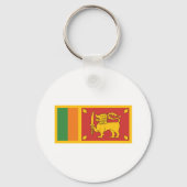 Porte-clés Sri Lanka National Flag Lion Symbol (Verso)
