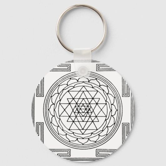 Porte-clés Sri Yantra Mandala (Recto)