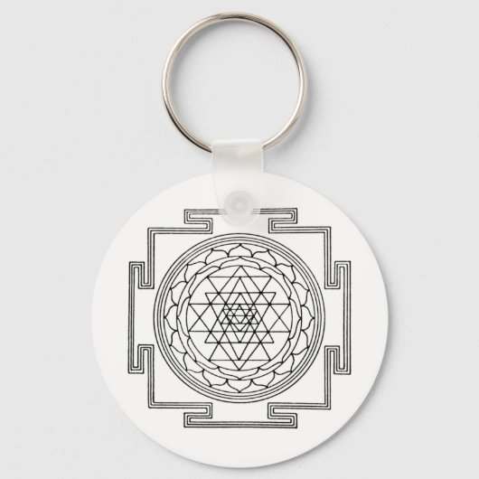 Porte-clés Sri Yantra Mandala (Recto)