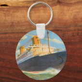 Porte-clés SS Brême en mer (Recto)