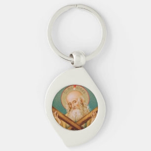 Porte-clés St. André l'Apôtre (JMAS 02) Métal Tourbillon
