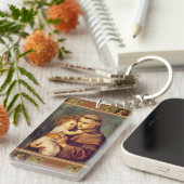 Porte-clés St Anthony de Padoue avec le bébé Jésus (Devant droit)