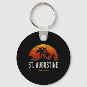Porte-clés St Augustine Beach Floride Fl Palms Surf de vacanc