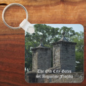 Porte-clés St Augustine FL Old City Gates Photographie (Recto)