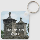 Porte-clés St Augustine FL Old City Gates Photographie (Dos)