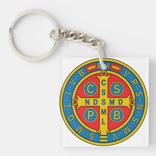 Porte-clés St Benedict Medal (Devant)