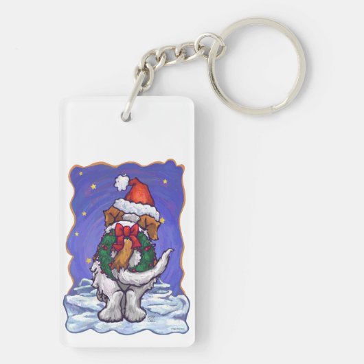 Porte-clés St. Bernard Christmas (Dos)