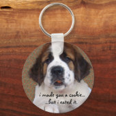 Porte-clés St Bernard Puppy Cookie (Recto)