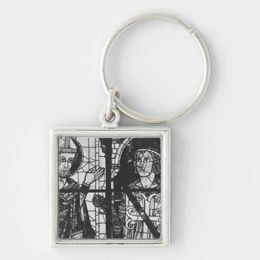 Porte-clés St Denis donnant l'oriflamme au chevalier clément (Devant)