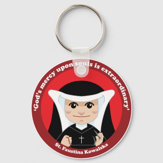 Porte-clés St. Faustina Kowalska (Recto)
