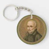 Porte-clés St. Ignatius Loyola (BK 050; Devise en anglais) (Devant)