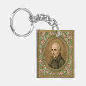 Porte-clés St. Ignatius Loyola (BK 050; Devise en anglais) (Devant gauche)