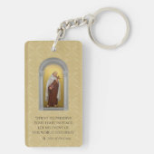 Porte-clés St John de la Carmélite croisée (Dos)