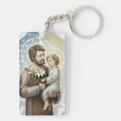 Porte-clés St Joseph le protecteur (Dos)