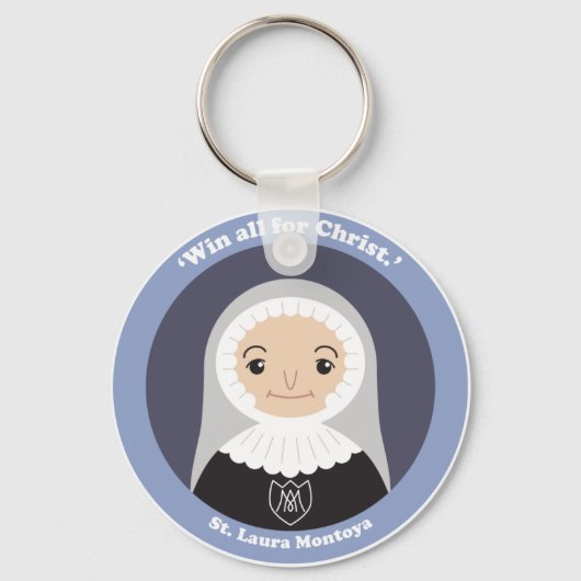 Porte-clés St. Laura Montoya (Recto)