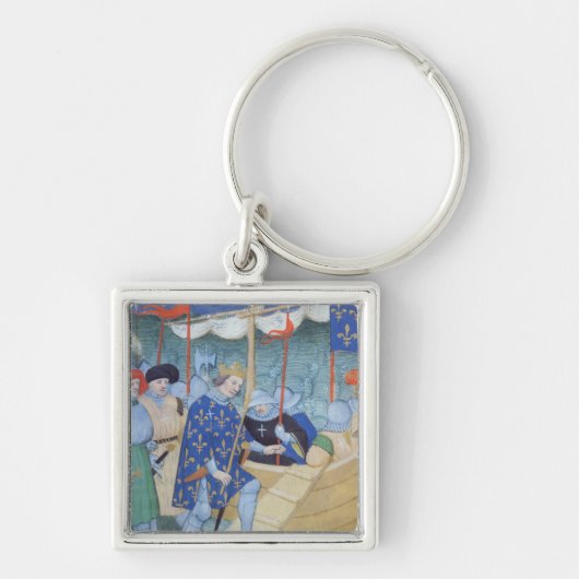 Porte-clés St Louis s'embarquant pour les croisades (Devant)