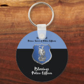 Porte-clés St. Michael Blessings au nouveau policier (Recto)
