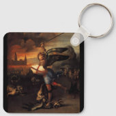 Porte-clés St Michael et le Dragon, noir brun (Dos)