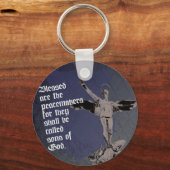 Porte-clés St. Michael - Patron Saint des policiers (Recto)