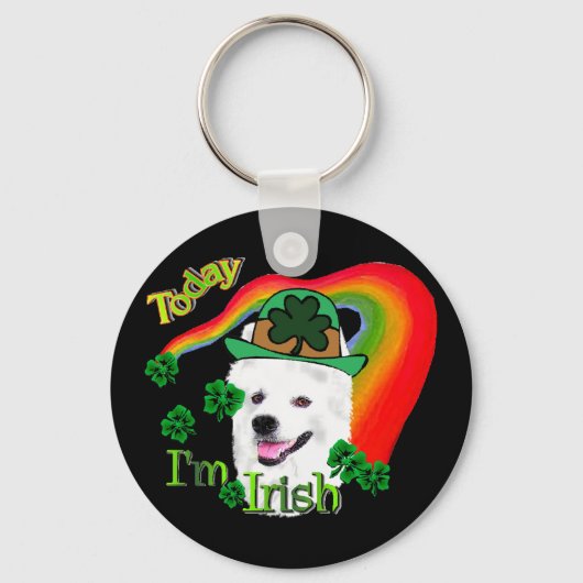 Porte-clés St patrick Eskimo Chien américain (Recto)