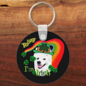 Porte-clés St patrick Eskimo Chien américain (Recto)