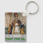 Porte-clés St. Patrick Priez pour nous (Verso)