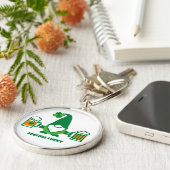 Porte-clés St. Patrick’s Day Gnome with Beer Mug (Côté)