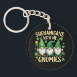 Porte-clés St Patrick’s Day Lucky Shamrock Gnome<br><div class="desc">St Patrick’s Day Lucky Shamrock Gnome</div>