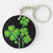 Porte-clés St. Patrick's Day Clover + vos idées (Dos)