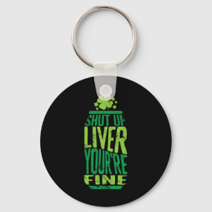 Porte-clés St Patrick's Day Ferme-la foie Vous êtes Fins Célé