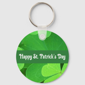 Porte-clés St. Patrick's Day Green Shamrocks and Clovers     