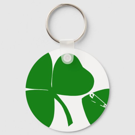 Porte-clés St Patrick's Day - Obtenez Lucky 3 + 1 feuilles = (Recto)