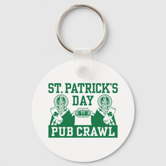Porte-clés St. Patrick's Day Pub Crawl (Recto)